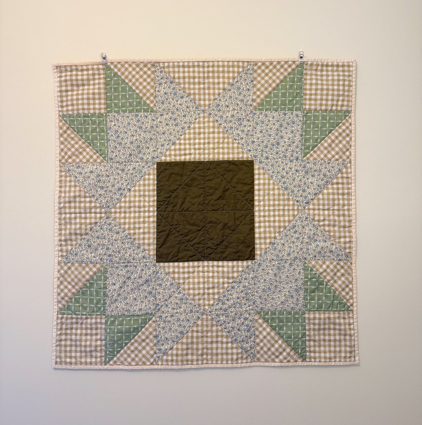 Handmade Baby Quilt - Union Star no. 006