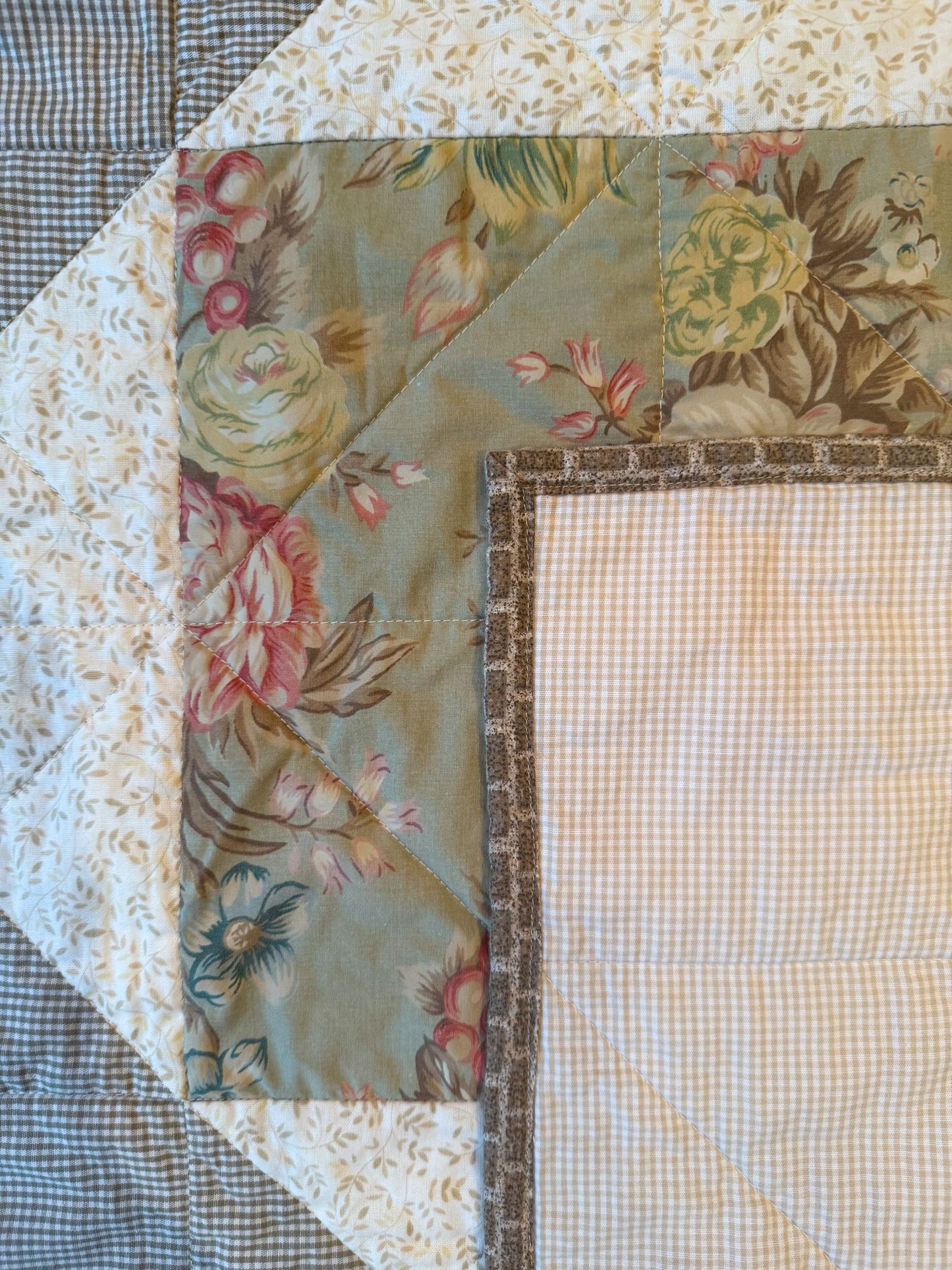 Handmade Baby Quilt - Union Star no. 009