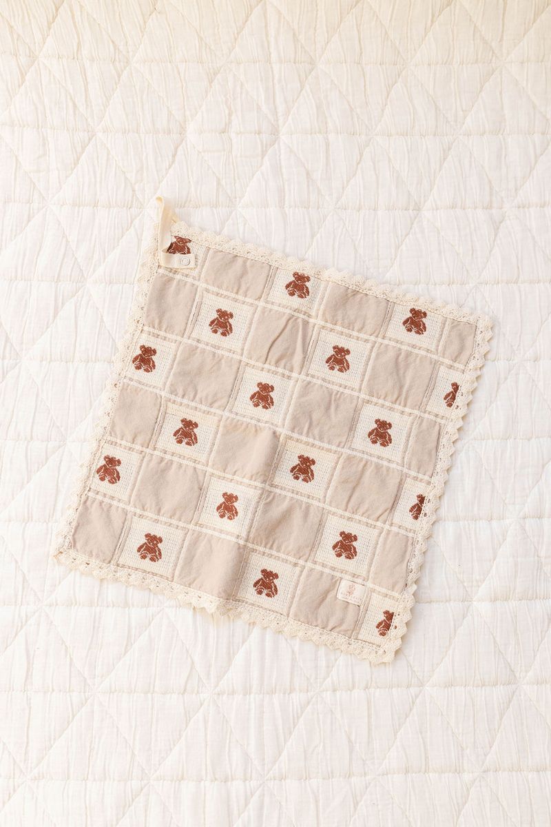 Patchwork Lovey - Teddy