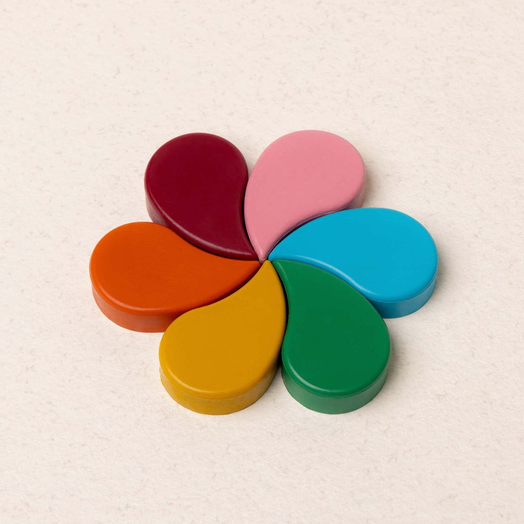 Beeswax Crayons Petals (6pk)