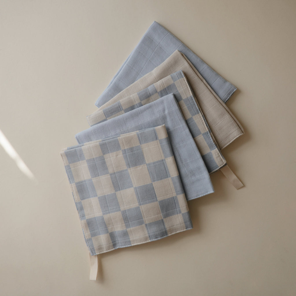 Muslin Cotton Washcloth 5-Pack