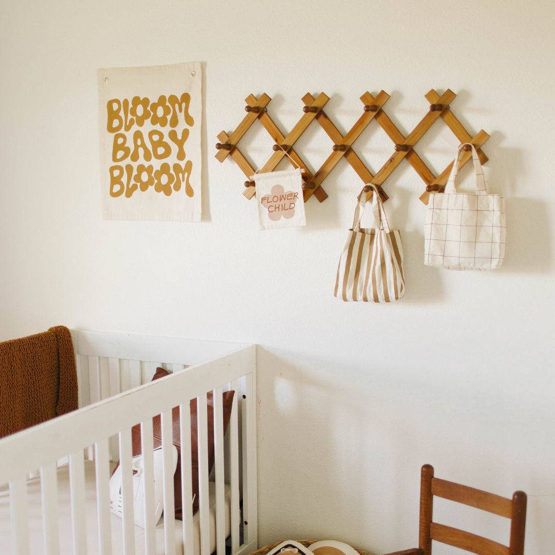 Bloom Baby Bloom Canvas Banner