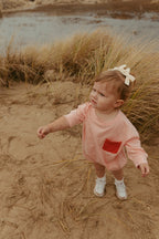 Harley Pocket Romper in Blossom