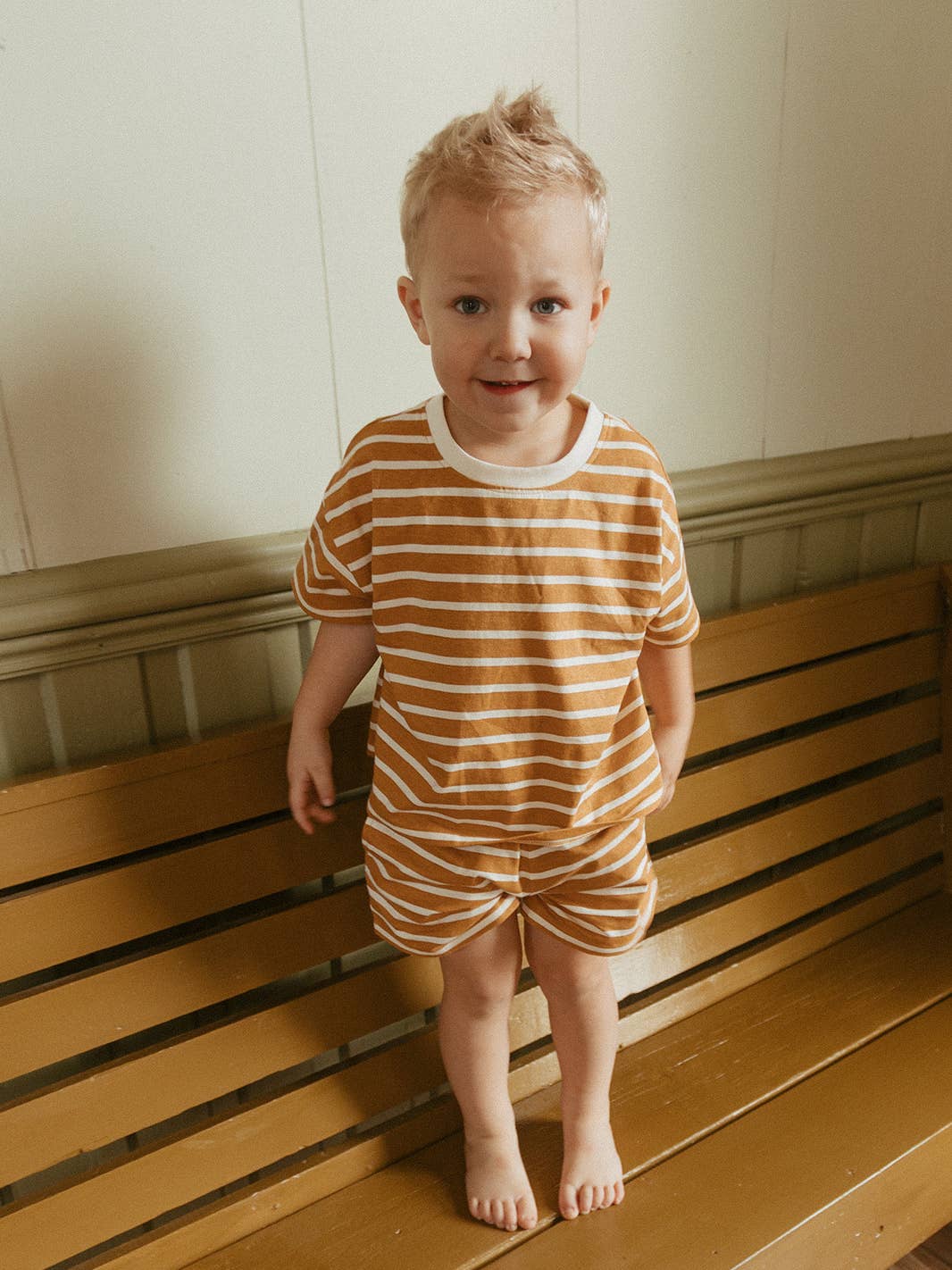 Toby Set in Apple Cinnamon Stripe