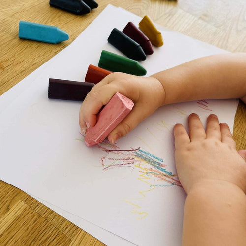 Beeswax Crayons - Triangles (8pk)
