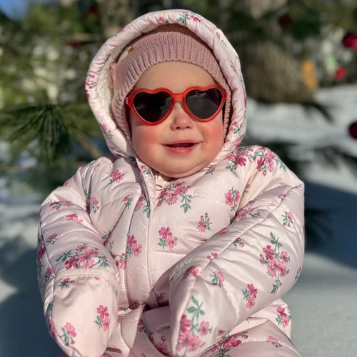 Baby and Kids Blushing Rose Heart Sunglasses