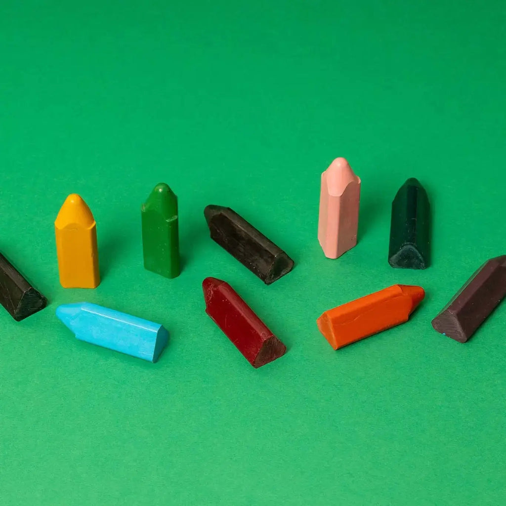 Beeswax Crayons - Triangles (8pk)