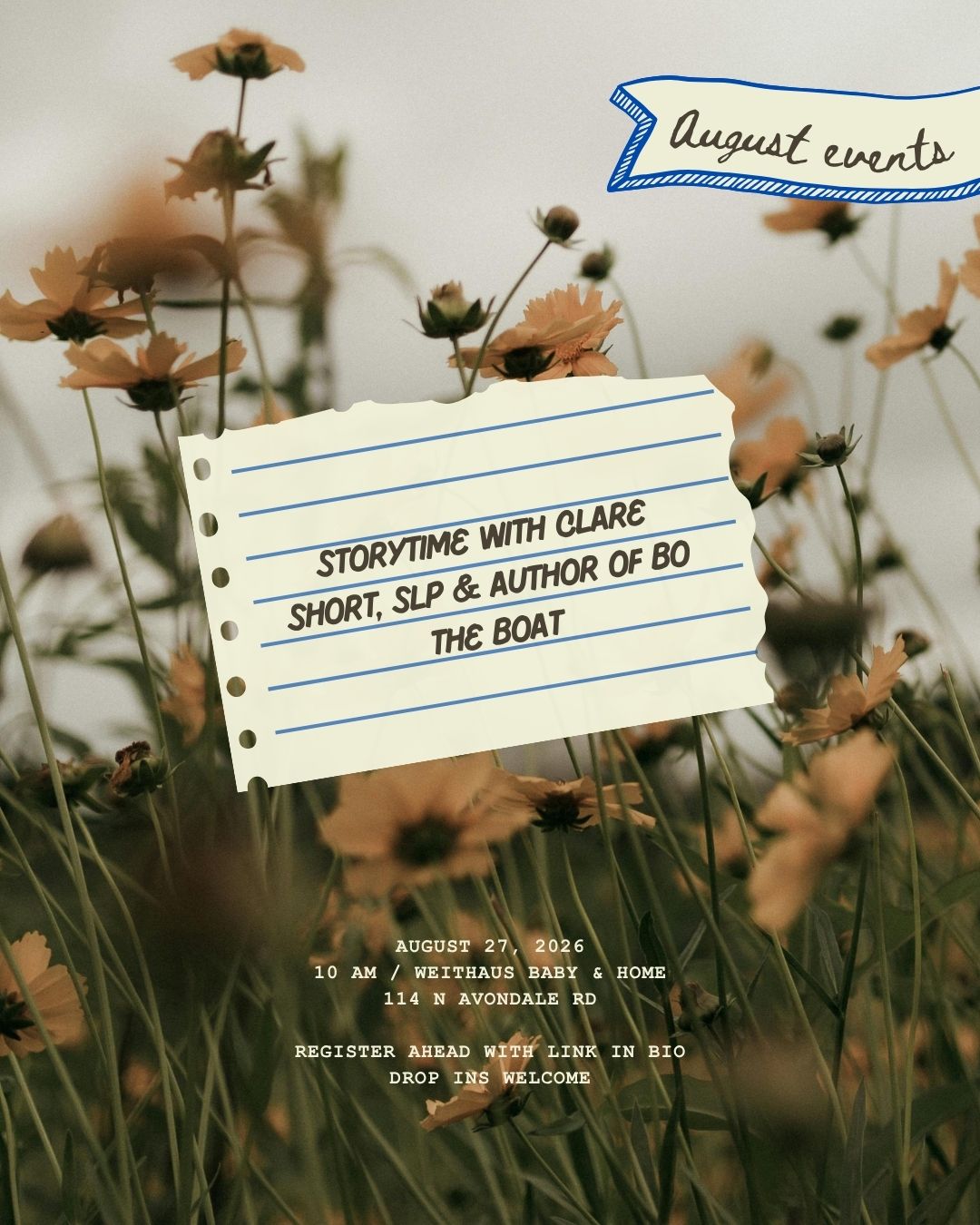 Storytime with Clare Short, SLP