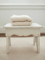 Cozy Waffle Blanket - Milk