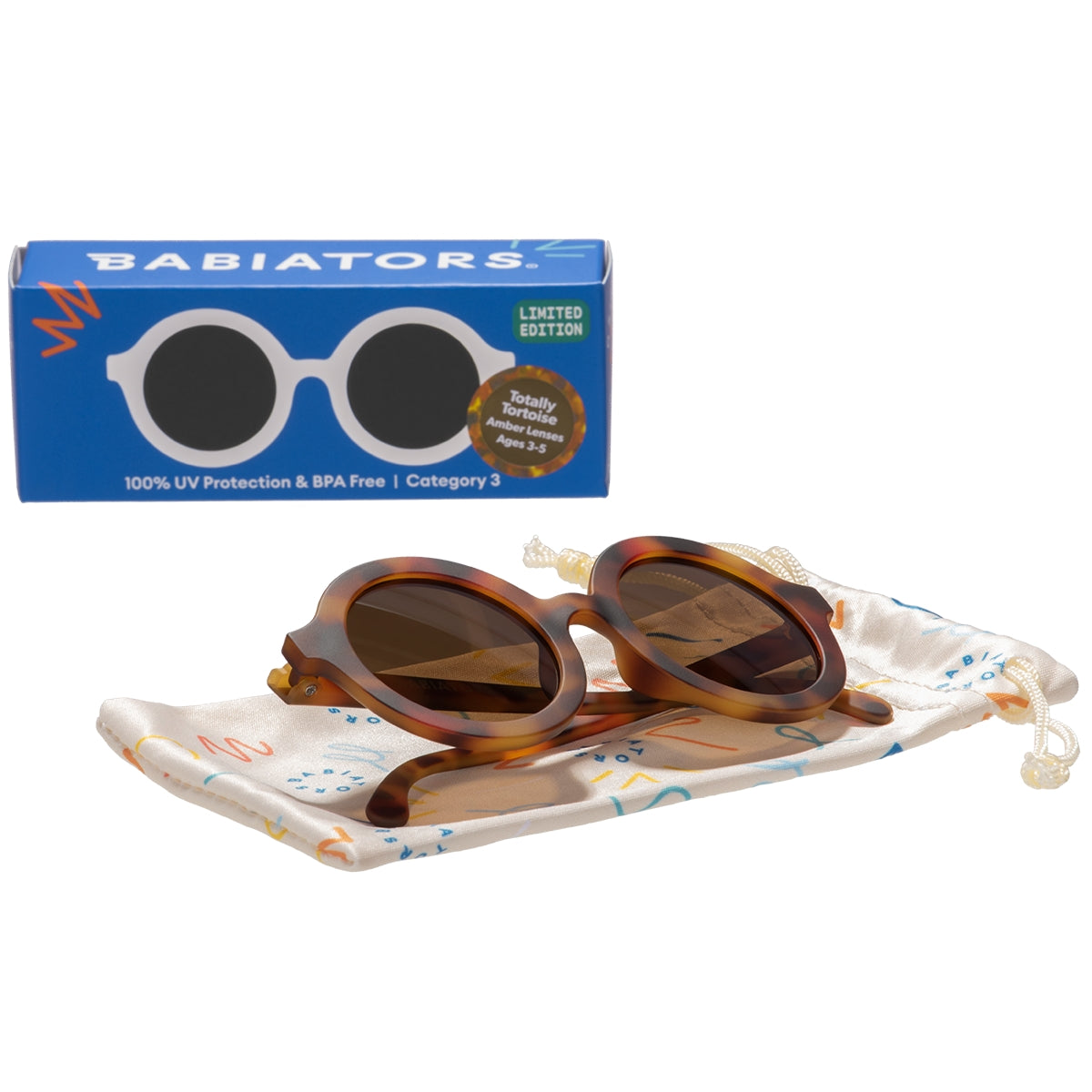 Baby and Kids Tortoise Euro Round Sunglasses