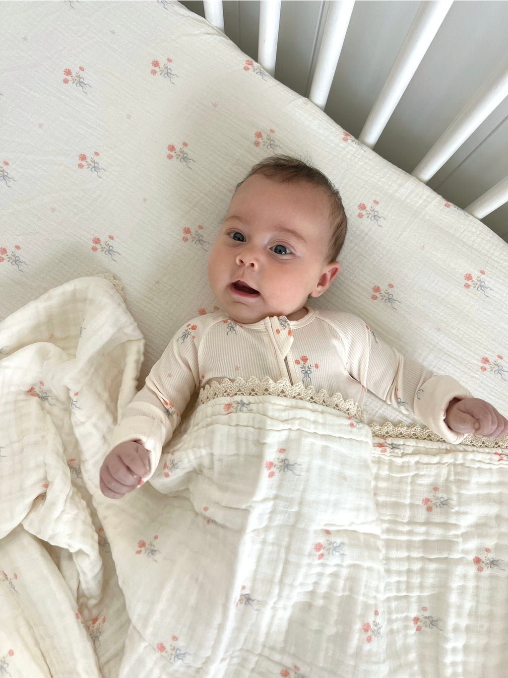 6 Layer Gauze Blanket - Bowquet