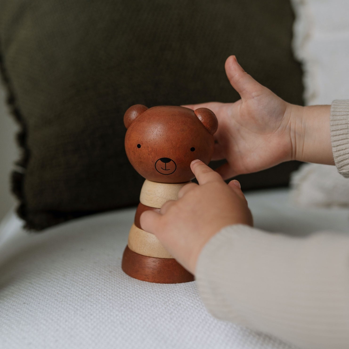 Wooden Ring Stacker