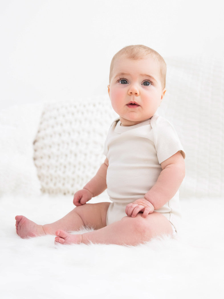 Organic Baby Short Sleeve Classic Bodysuit