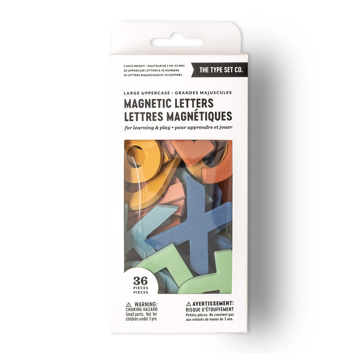 Large Magnetic Letters & Numbers - 2" Uppercase (36 count)
