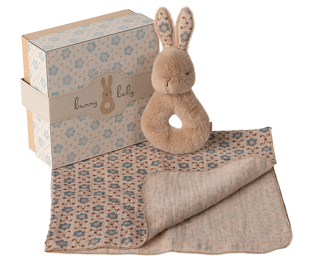Rabbit Rattle Set