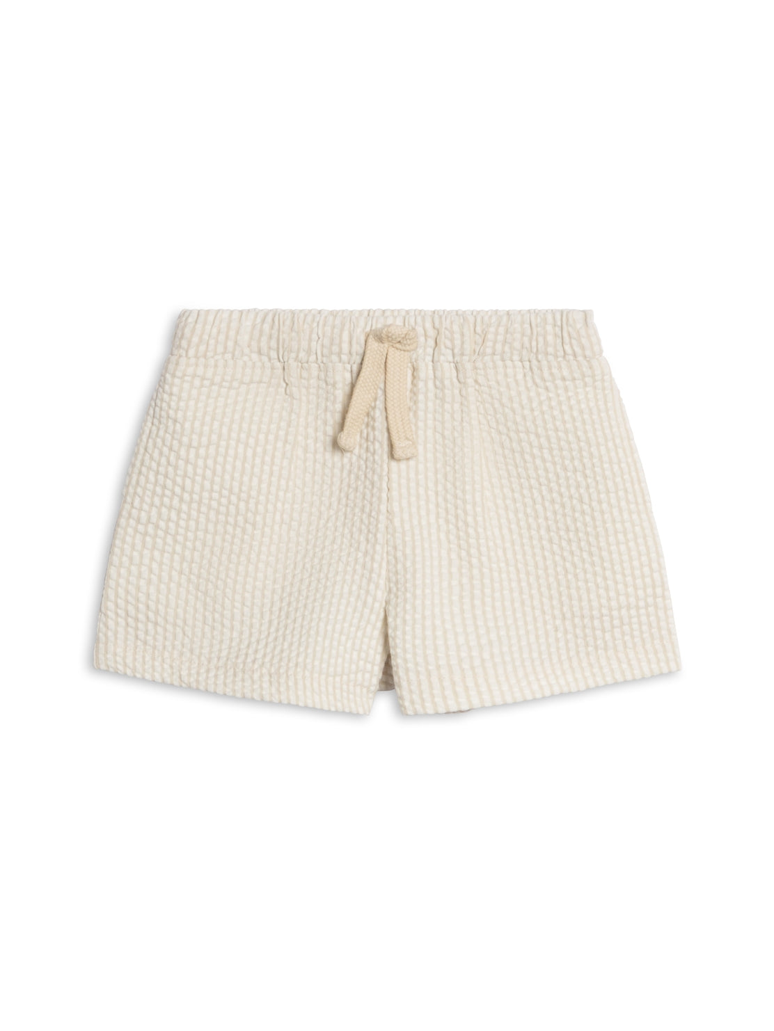 Nixie Seersucker Shorts - Dune Stripe