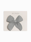 Muslin Bow Hair Clip