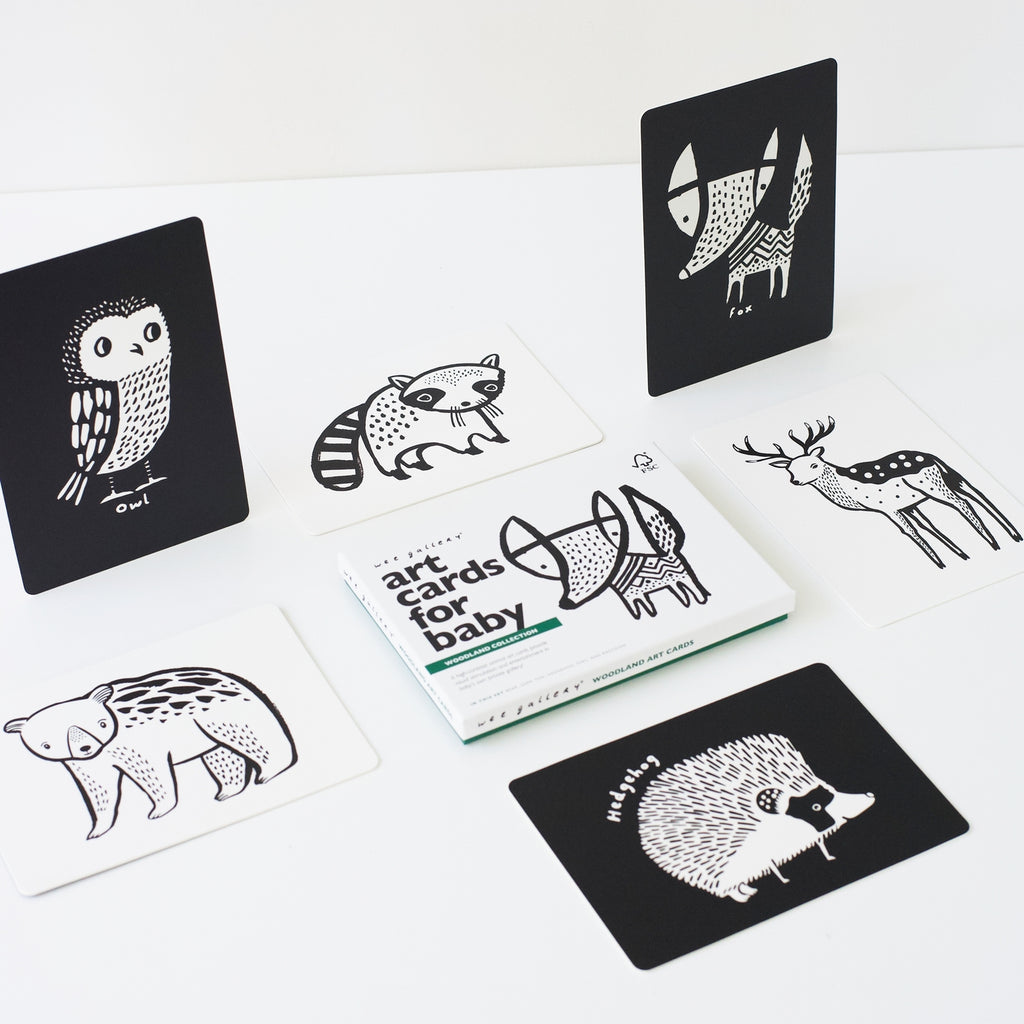 Art Cards For Baby - Woodland Animals