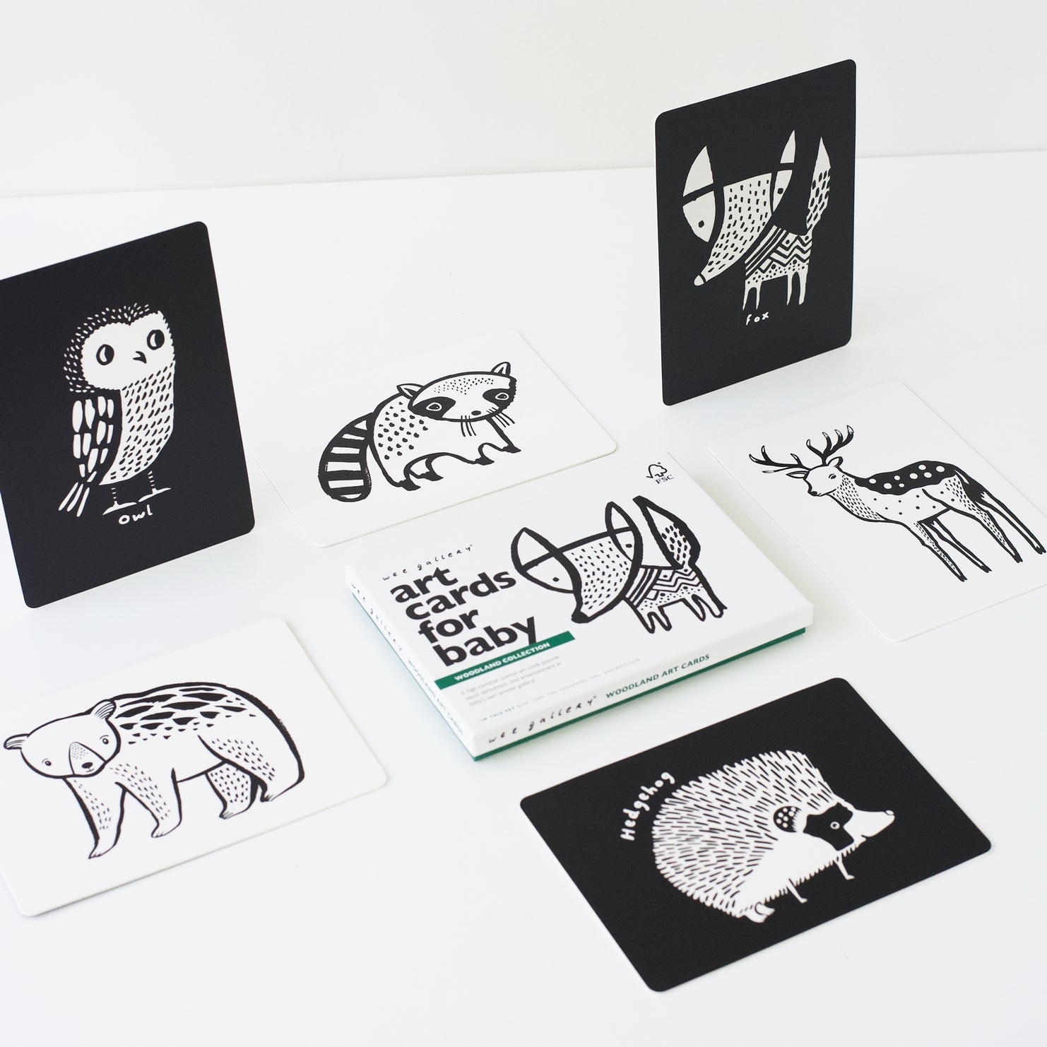 Art Cards For Baby - Woodland Animals