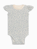 Pearl Petal Sleeve Bodysuit - Narelle Floral / Ivory + Sea