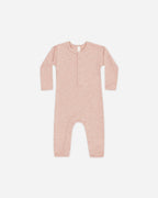 Ribbed Baby Jumpsuit - Rose