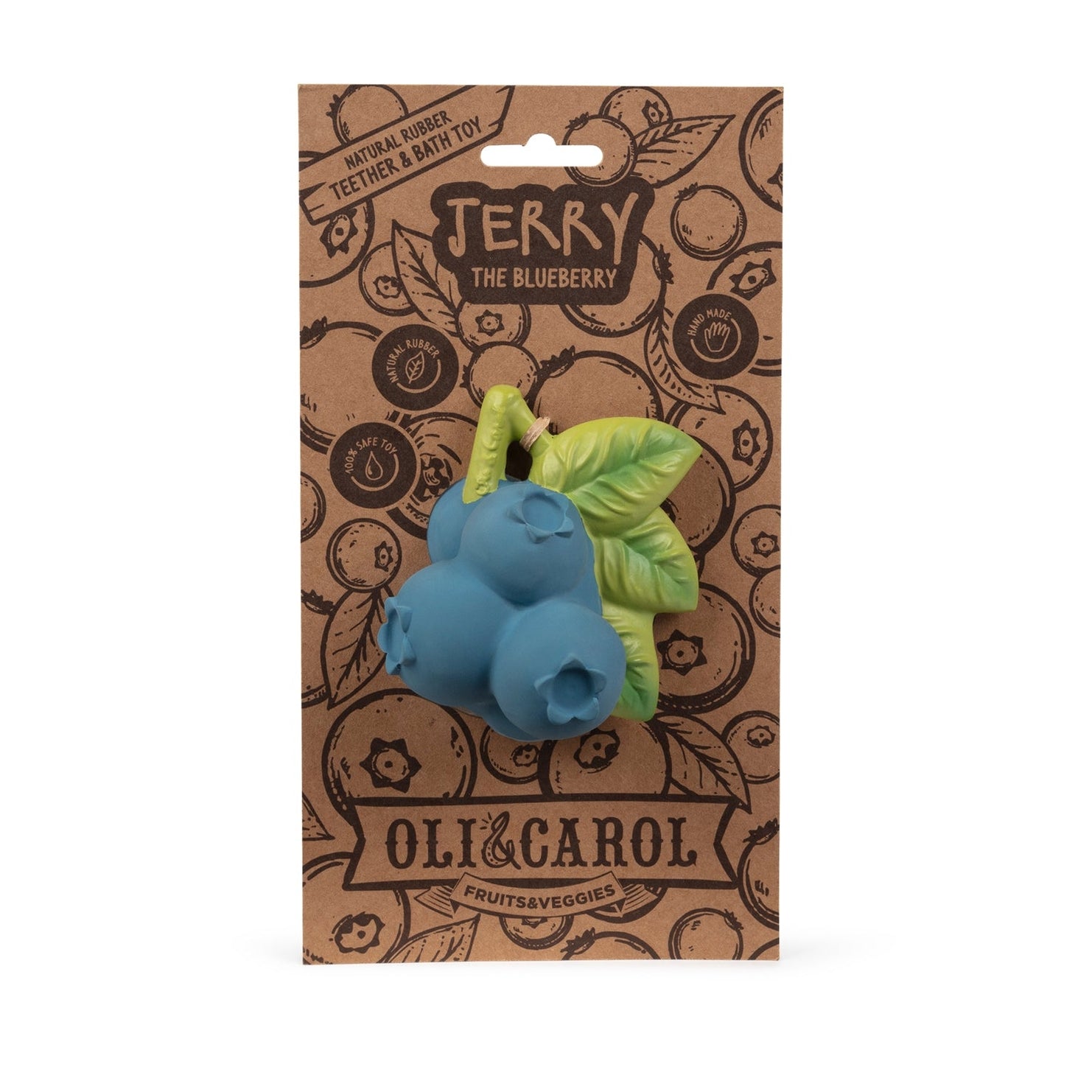Jerry the Blueberry Teether & Bath Toy