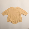 Harley Pocket Romper in Yellow