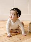 Organic Baby Pointelle Kimono Bodysuit