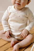Organic Baby Pointelle Kimono Bodysuit