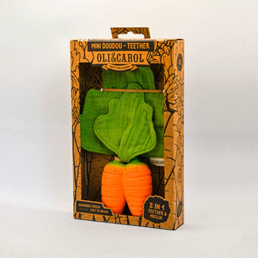 Cathy the Carrot Mini Lovey Teether