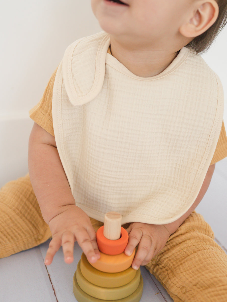 Organic Baby 2-Pack Muslin Bibs