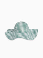 Seersucker Sun Hat