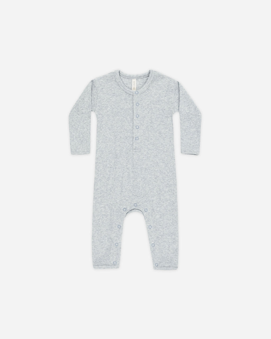 Ribbed Baby Jumpsuit - Dusty Blue