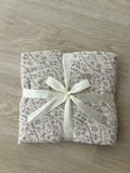 Organic Muslin Blanket in Bluebell Vine