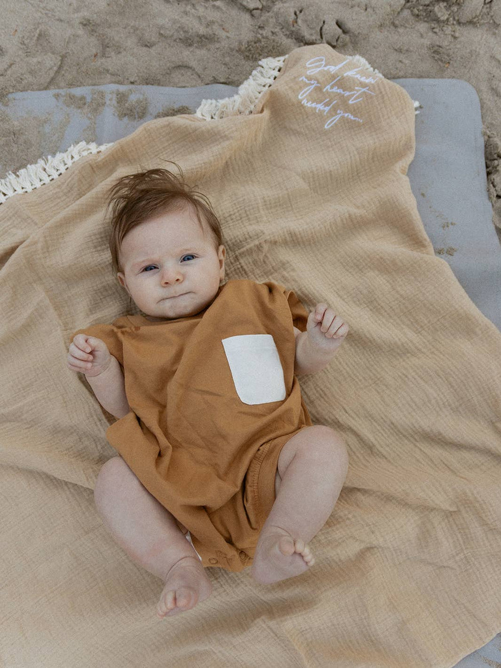 Cory Pocket Romper in Apple Cinnamon