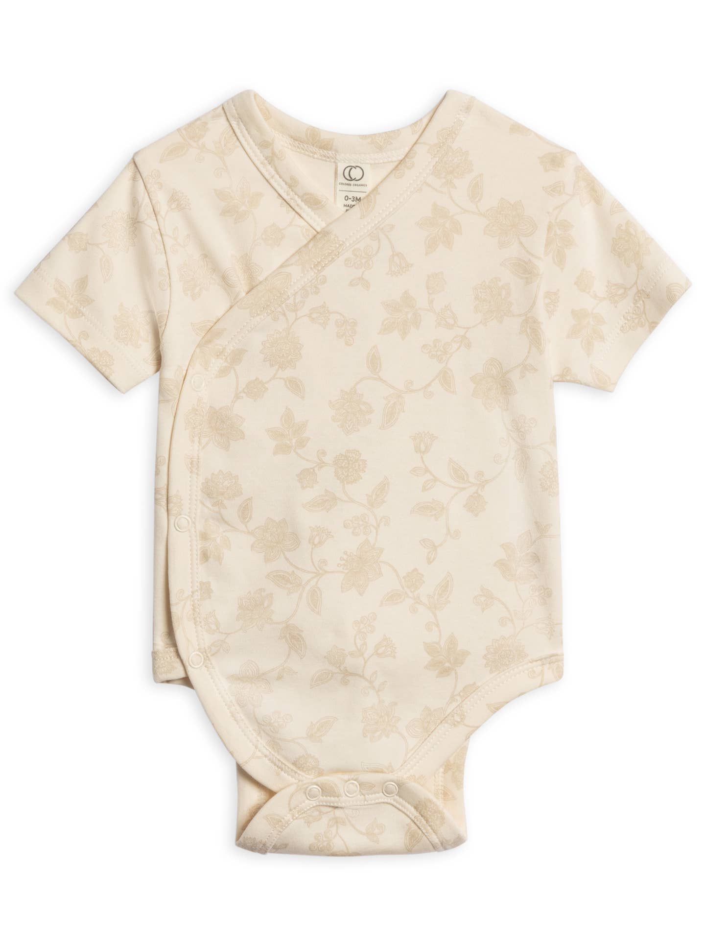 Organic Lark Short Sleeve Kimono Bodysuit