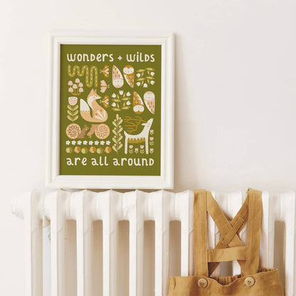Wonders + Wilds, in the Forest Art Print