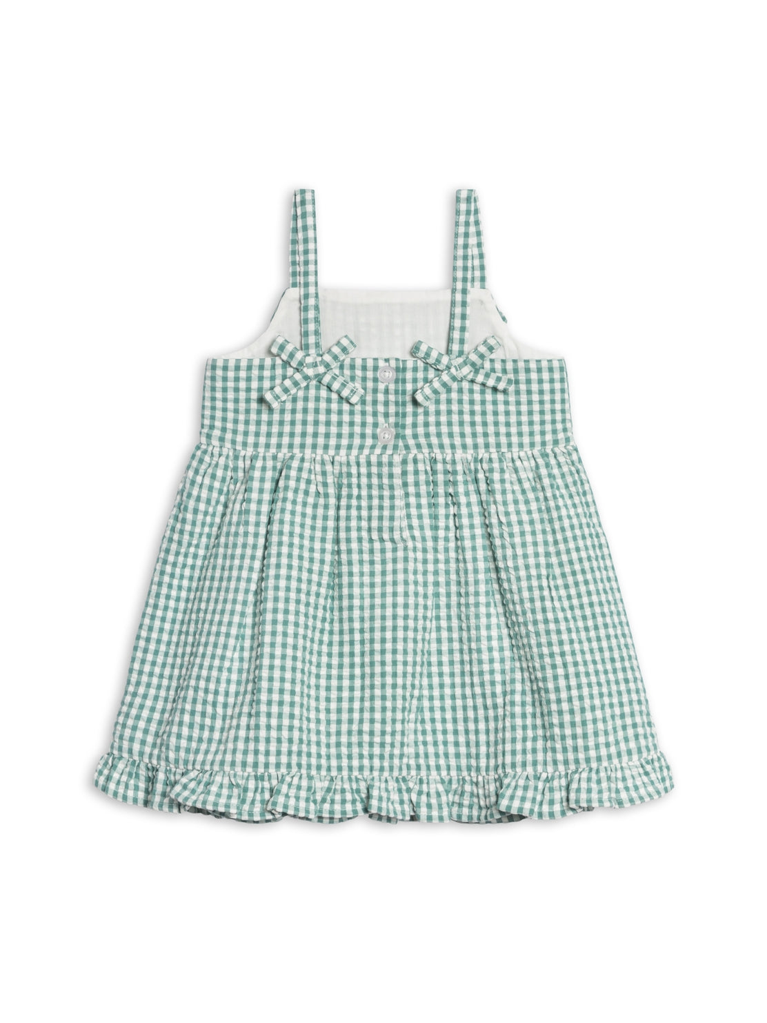 Juliette Seersucker Tank Dress - Laguna Gingham