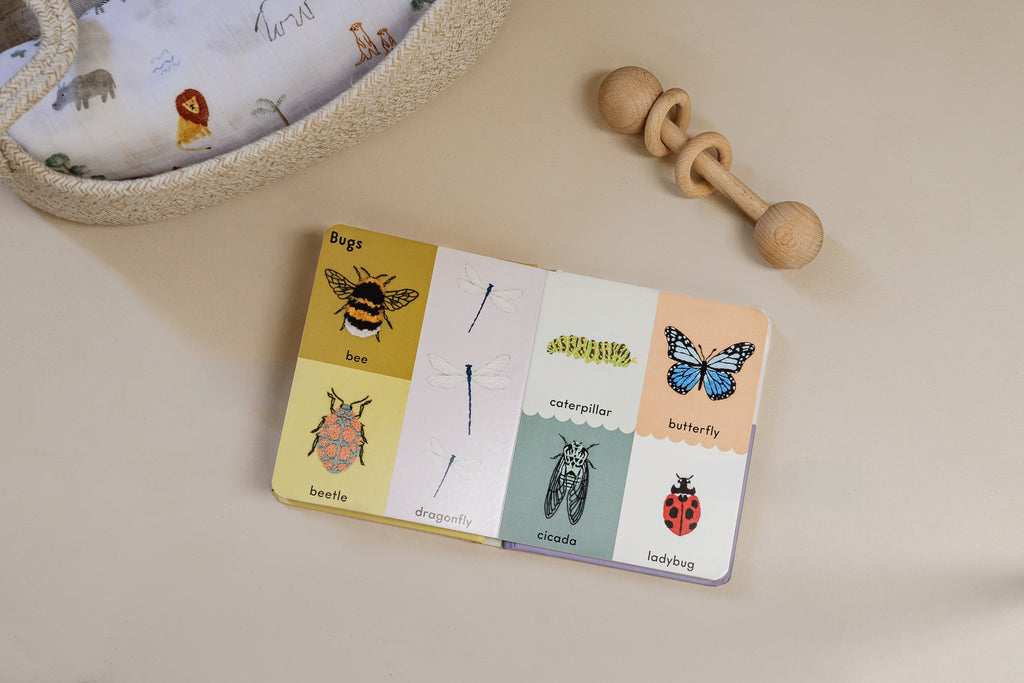 First Words with Cute Embroidered Friends by Libby Moore