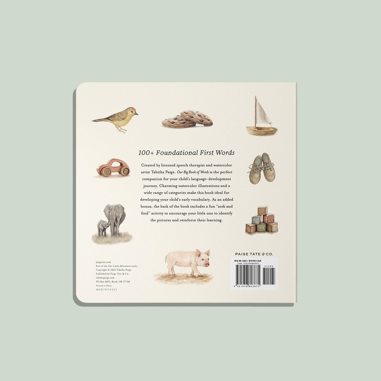 Our Big Book of First Words by Tabitha Paige