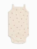 Eva Pointelle Tank Bodysuit- Maris Floral / Ivory + Sea
