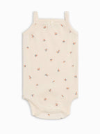 Eva Pointelle Tank Bodysuit- Maris Floral / Ivory + Sea