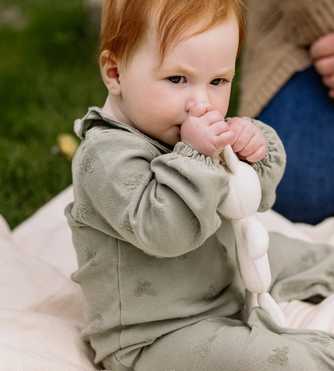 Plush Bunny Baby Rattle