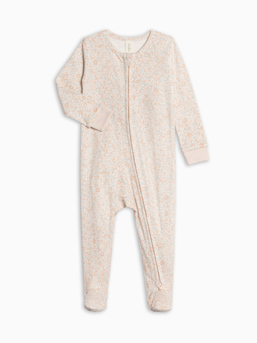 Peyton Zipper Sleeper - Belmont Floral