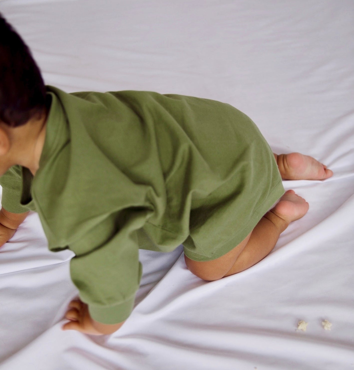 Harley Pocket Romper in Loden Green