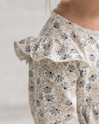 Mika Armhole Ruffle Long Sleeve Dress