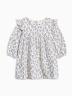 Mika Armhole Ruffle Long Sleeve Dress