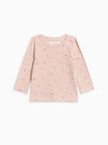 Kate Brushed Back Pointelle Long Sleeve Top