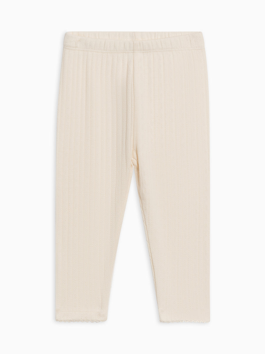 Gina Brushed Back Pointelle Leggings