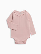 Mae Waffle Knit Ruffle Bodysuit